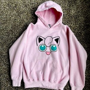 Pokemon Jiggly Puff Youth Medium Hooded Sweatshirt